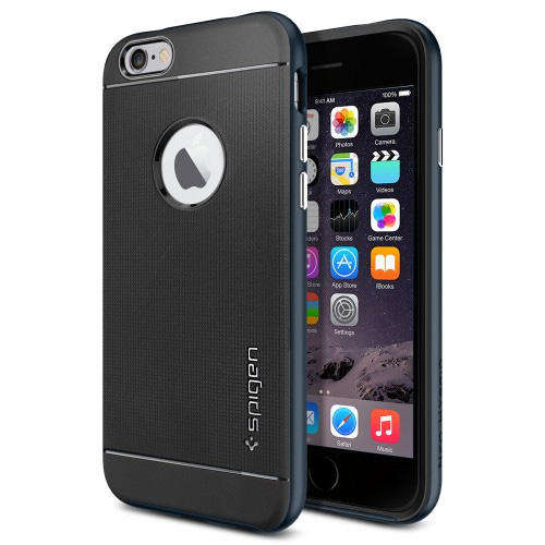 Spigen SGP Neo Hybrid Cell Phone case for iPhone 6, Made in Korean, Gunmetal