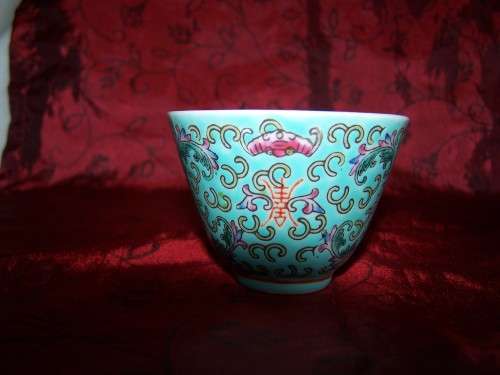 ORIENTAL TEAPOT WITH 2 CUPS