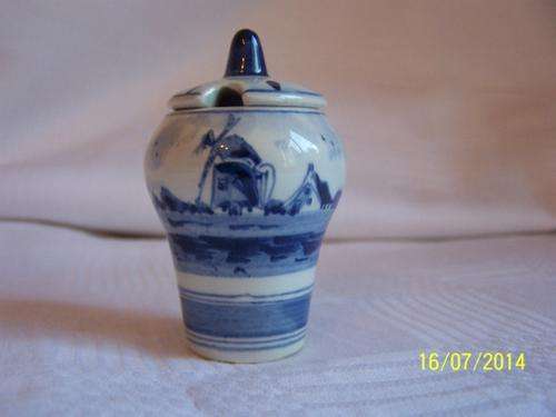 Delft Mustard Pot
