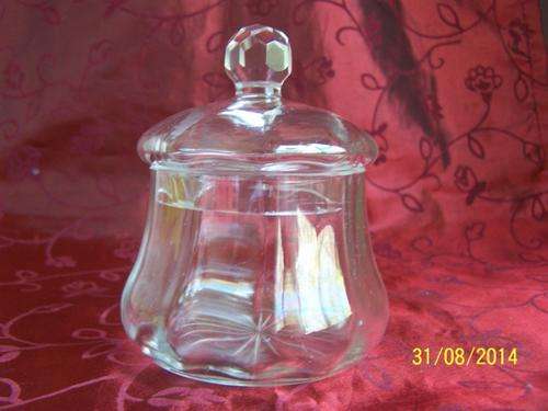 Glass Candy Bowl with Lid