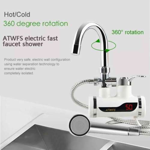 Instant Electric Heating Water Faucet and Shower
