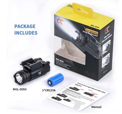 Rail-Mounted Tactical LED Light MGL-005U