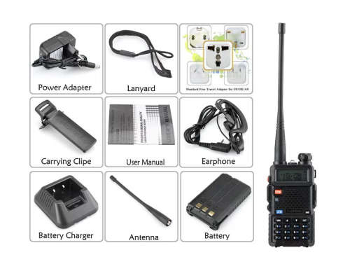 BAOFENG UV-5R Dual Band Handheld Transceiver Radio+1 PCS  10W for Baofeng UV5R UV-82 NEW NA771 SMA