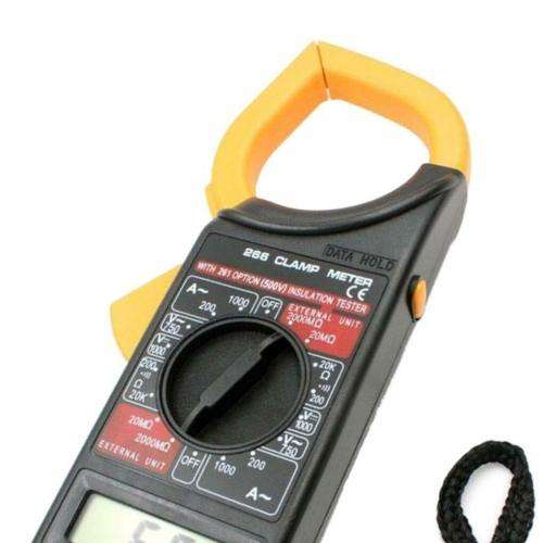 DT266 Digital Voltmeter Amperemeter Multimeter Volt AC DC Tester Clamp