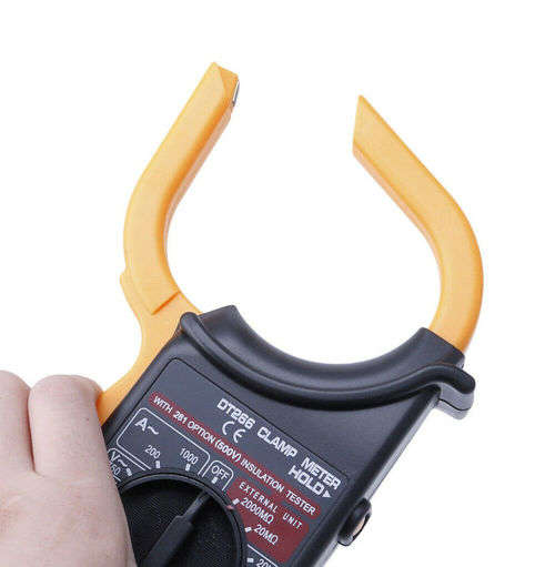 DT266 Digital Voltmeter Amperemeter Multimeter Volt AC DC Tester Clamp