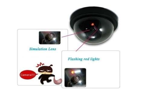 DUMMY CCTV SURVEILLANCE CAMERA(4PCS AA BATTERY GITF)