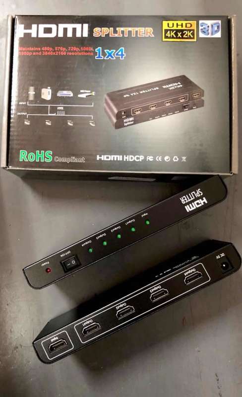 HDMI 1 IN 4 SPLITTER+GIFT