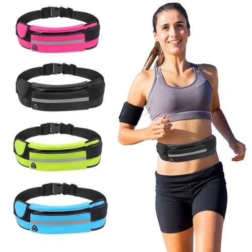 Outdoor Sports Running Belt With Smartphone Pocket Weatherproof Waist Pack Suited to 5.5 Inch