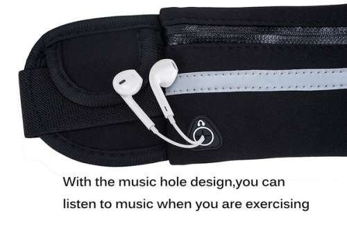 Outdoor Sports Running Belt With Smartphone Pocket Weatherproof Waist Pack Suited to 5.5 Inch