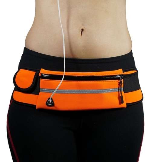 Outdoor Sports Running Belt With Smartphone Pocket Weatherproof Waist Pack Suited to 5.5 Inch