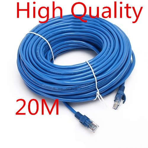 High Speed CAT5 Ethernet Cable (100 ft) LAN UTP BLUE 20M