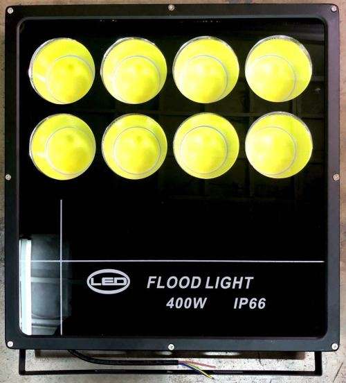 400W LED Flood Light 8 Chip Black IP66 400W