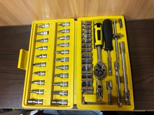 46PC Industrial hand tools socket set