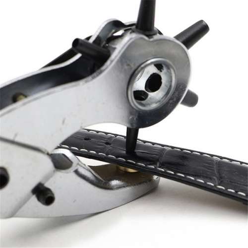 Leather Hole Punch & Grommet Setting Tool Kit C/W 100pc Eyelets 5mm