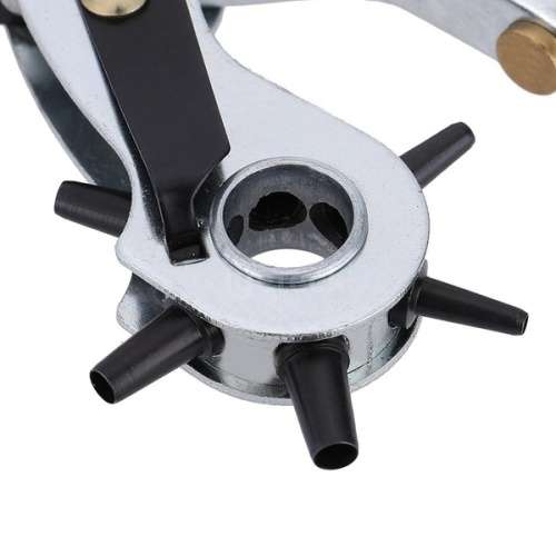 Leather Hole Punch & Grommet Setting Tool Kit C/W 100pc Eyelets 5mm