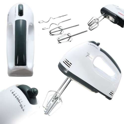 ROC-KING Hand Mixer, White 200W
