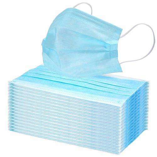Face masks 50Pcs 3-Layer Disposable Face Masks Non-woven Dustproof Mask Health Care