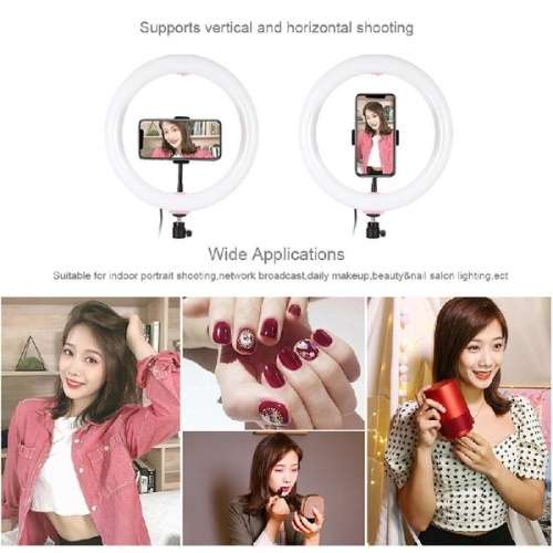 Ring Light Fill light 26cm 8inch Ring Light + Small Stand(no phone)