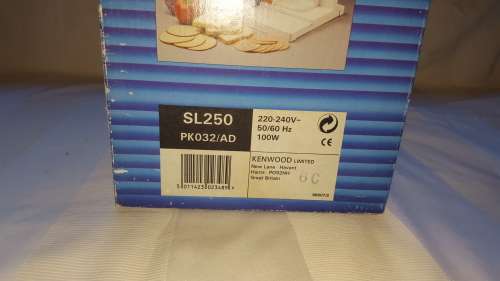 Kenwood Electric Food Slicer SL250