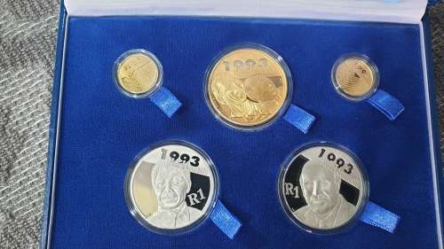 2007 MANDELA/DE KLERK PROOF SET CERT:2277