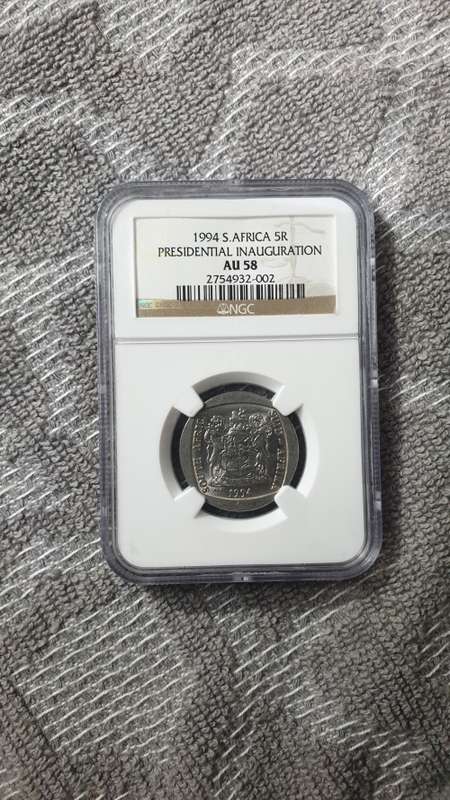 1994 INAUGURATION R5 GRADED AU58