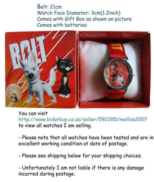 Disney Bolt Watch