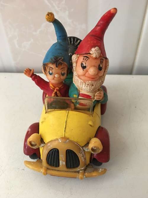 CORGI NODDY CAR WITH NODDY BIG EARS GREY FACE GOLLY - CIRCA 1969-1970 -  RARE TO FIND!!!