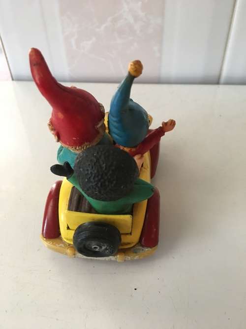 CORGI NODDY CAR WITH NODDY BIG EARS GREY FACE GOLLY - CIRCA 1969-1970 -  RARE TO FIND!!!
