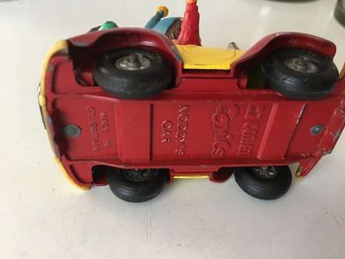 CORGI NODDY CAR WITH NODDY BIG EARS GREY FACE GOLLY - CIRCA 1969-1970 -  RARE TO FIND!!!