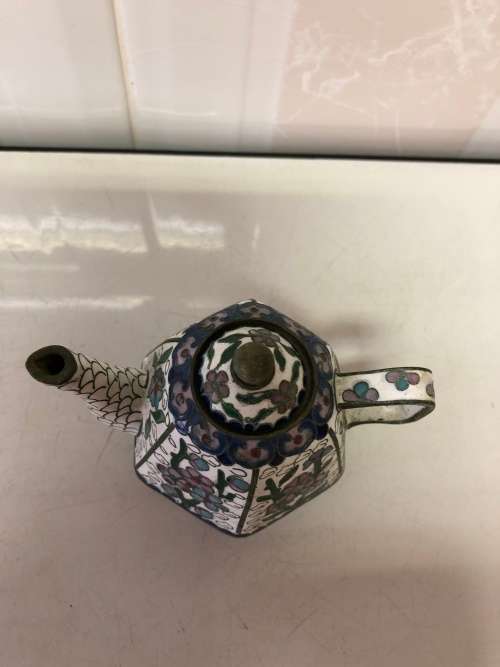CLOISSONE MINIATURE TEAPOT