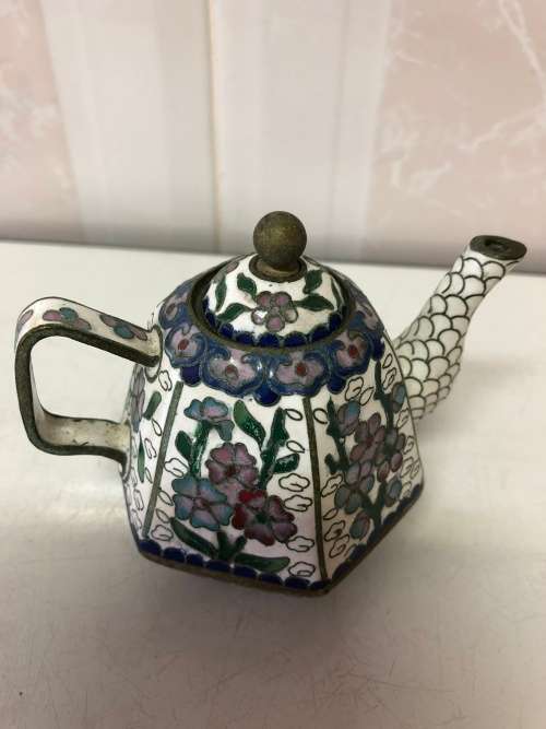 CLOISSONE MINIATURE TEAPOT