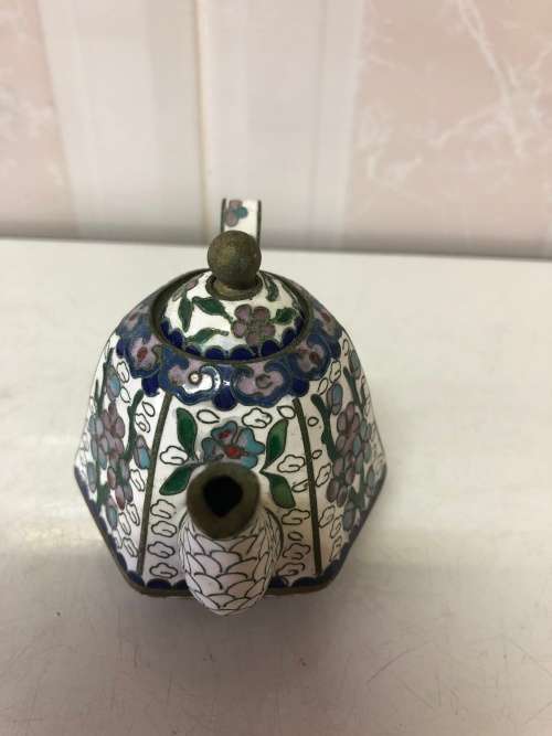 CLOISSONE MINIATURE TEAPOT