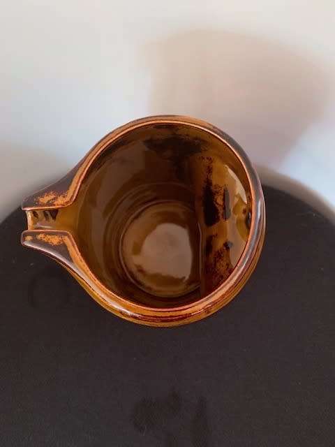 LIMOSIN BRANDY PORCELIAN PITCHER IN BARREL DESIGN FOR ADVERTISING PROMOTIONS