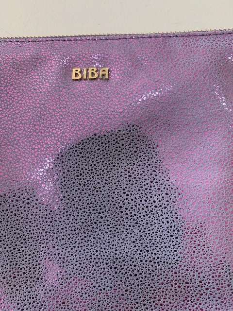 GENUINE LEATHER BIBA BRAND CLUTCH BAG