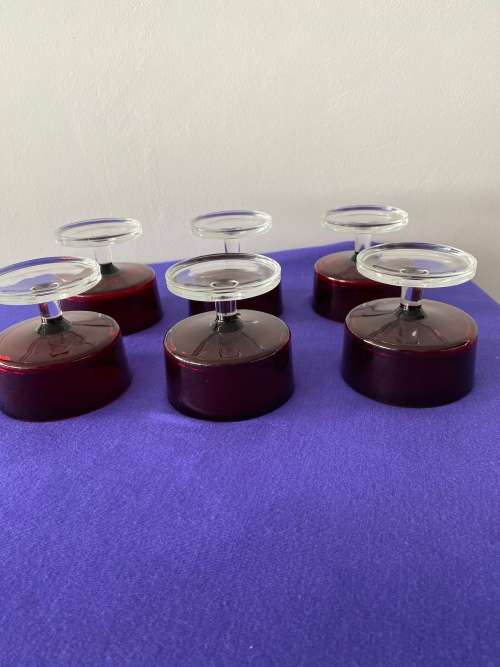 RUBY RED GLASSES MADE IN FRANCE