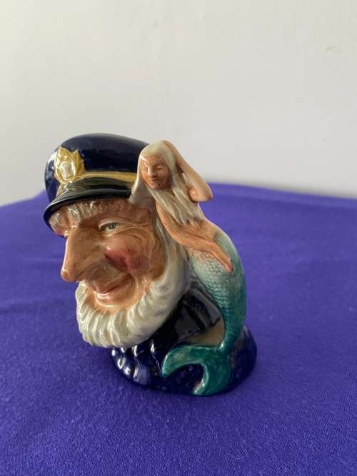 ROYAL DOULTON ENGLAND OLD SALT SMALL CHARACTER JUG D 6554
