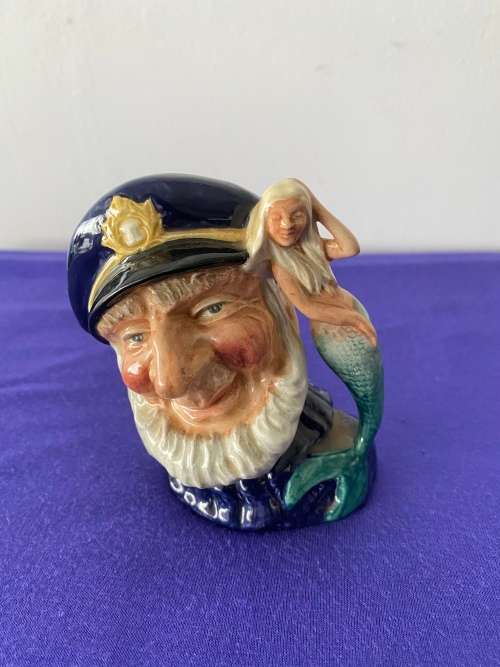 ROYAL DOULTON ENGLAND OLD SALT SMALL CHARACTER JUG D 6554