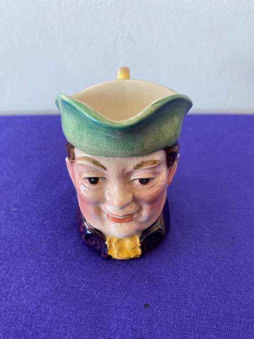 BESWICK ENGLAND ART DECO `MR VARDEN` HANDPAINTED CHARACTER TOBY JUG