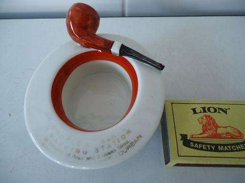 VINTAGE COMMERCIAL GARAGE & PARKING STATION ADVERTISING MATCH HOLDER