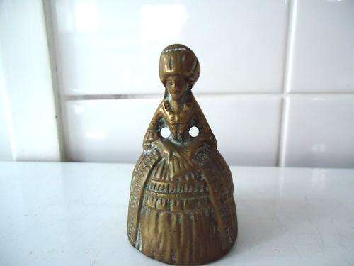 BRASS VICTORIAN LADY BELL