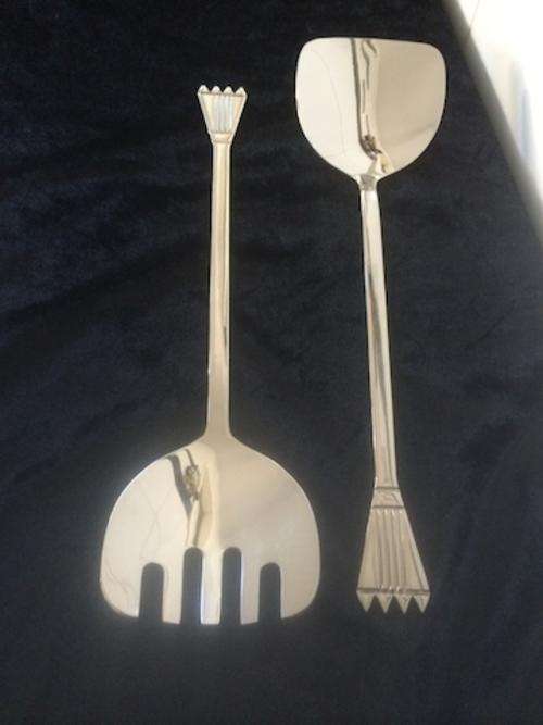 CARROL BOYES BBQ SALAD SERVERS SET