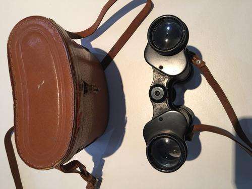 BINOCULARS STAMPED "FAIRMONT 8 x 30 FIELD 7.5 COATED OPTIC NO. KS-36299"