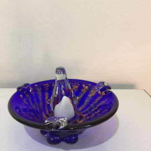 MURANO PENGUIN FIGURE VASE