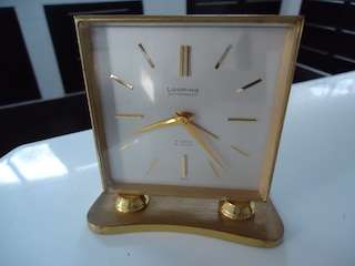 "Looping" Antimagnetic Swiss 8 Days Alarm Clock (Brass)