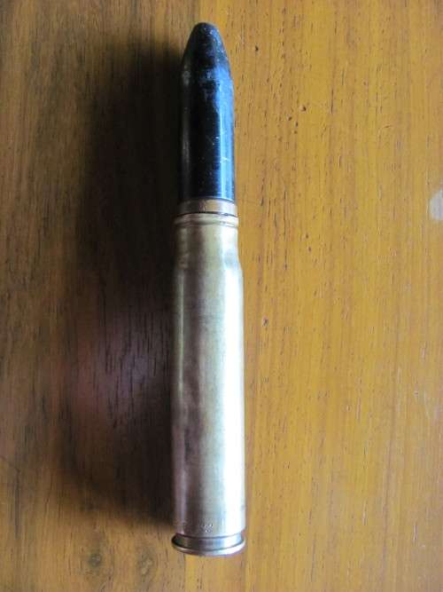 Cartridge 20x110mm Rimless Deactivated 1956