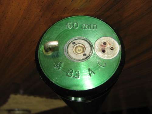 Rare Mortar Shot Cartridge 60x200mm Rimless