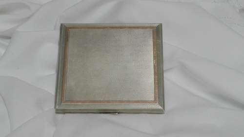 Silver cigarette case