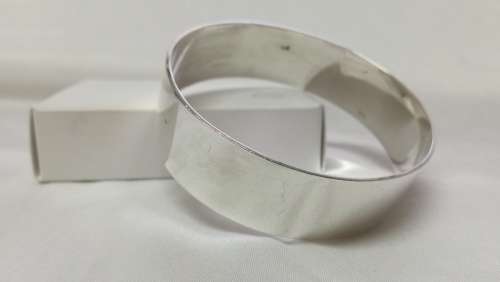 Sterling Silver solid bangle