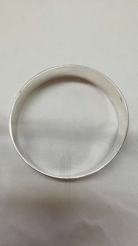 Sterling Silver solid bangle