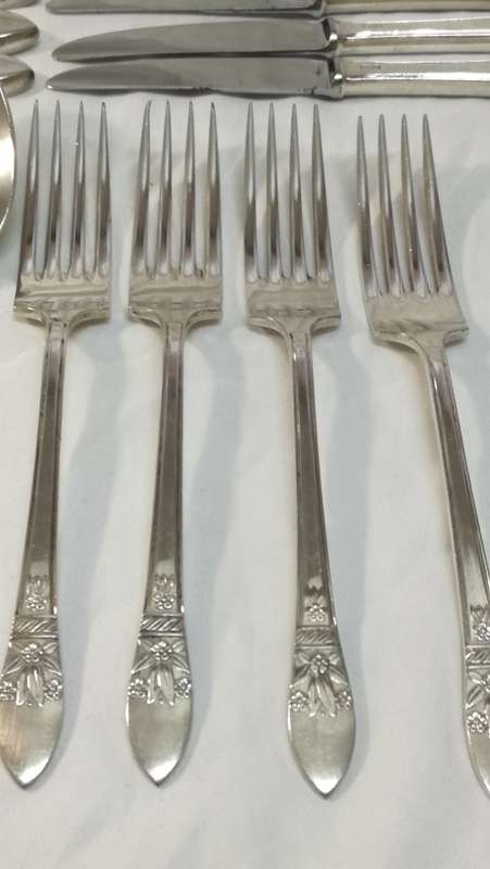 Vintage Angora cutlery set